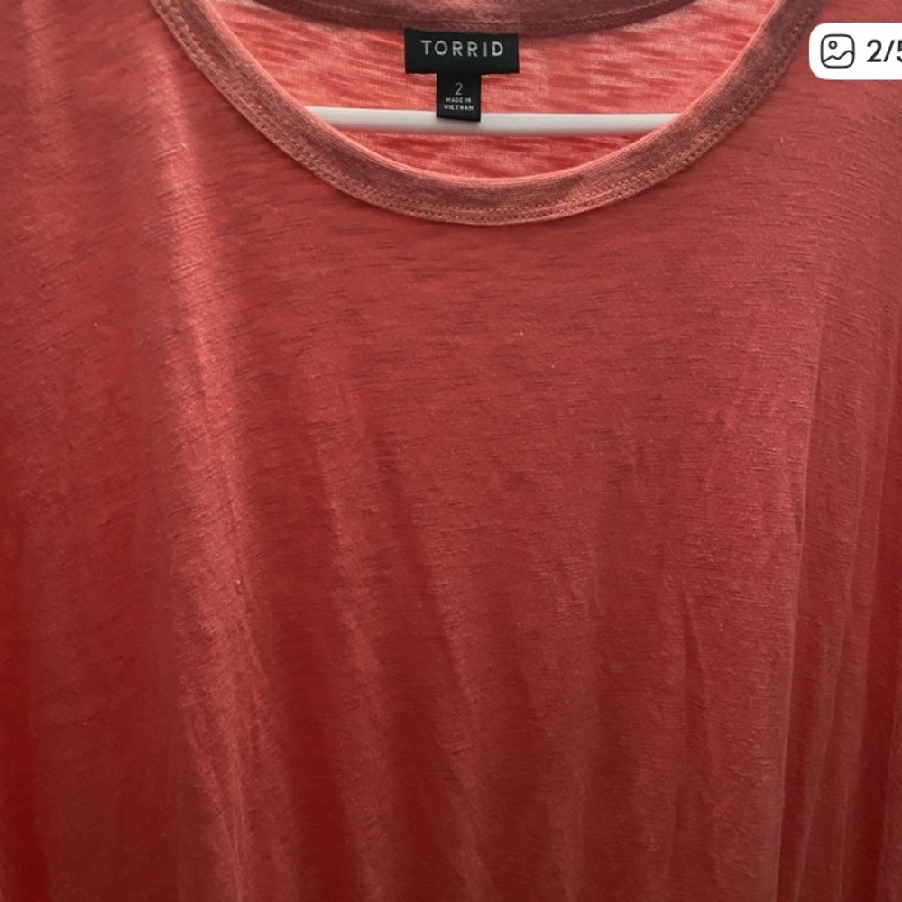 Torrid “Skater” Coral Dress - Picture 4 of 8